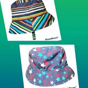 Toddler reversible sun hats